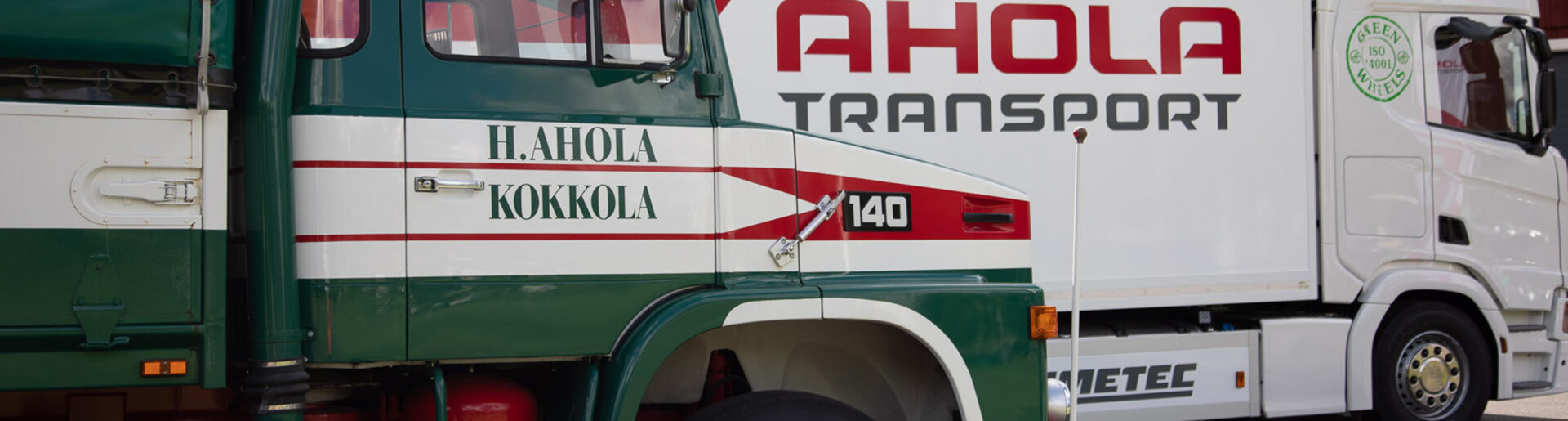 Ahola history through different trucks