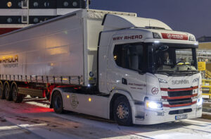 Ahola Transport completed its first fully electric international transport