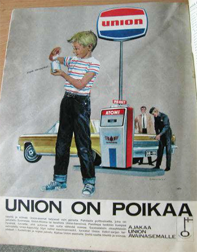 Unions slogan, “UNION ON POIKAA”